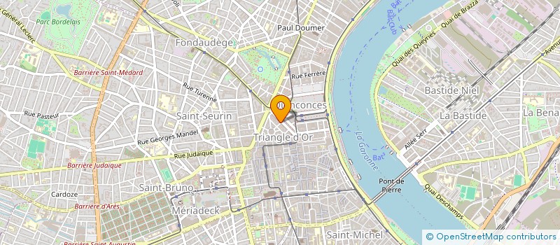 localisation de l'entreprise ENASOL à BORDEAUX
