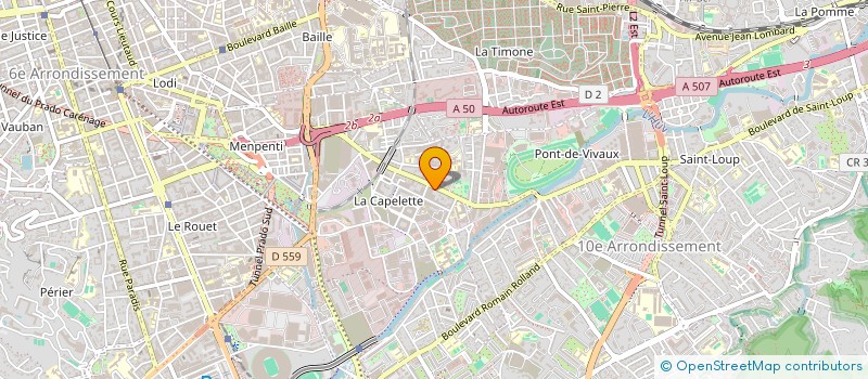 localisation de l'entreprise ENASR à MARSEILLE