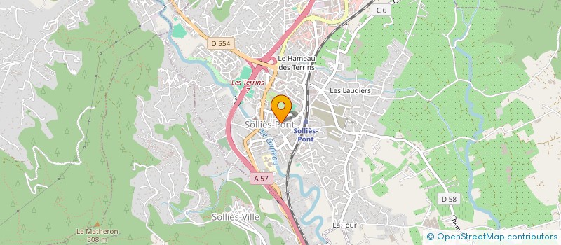 localisation de l'entreprise ENAU-SOLLIES  SOLLIES-PONT