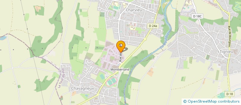 localisation de l'entreprise ENAULT à CHARVIEU-CHAVAGNEUX