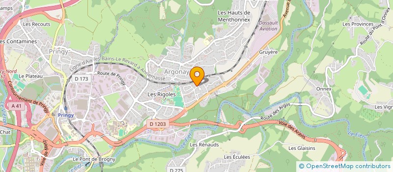 localisation de l'entreprise ENAULT & CO  ARGONAY