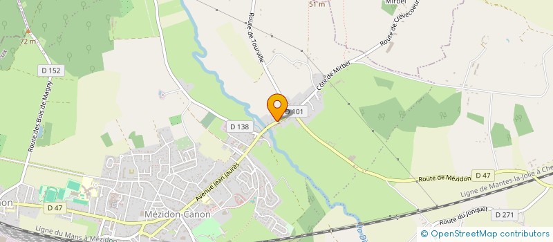 localisation de l'entreprise ENAYA  MEZIDON VALLEE D'AUGE