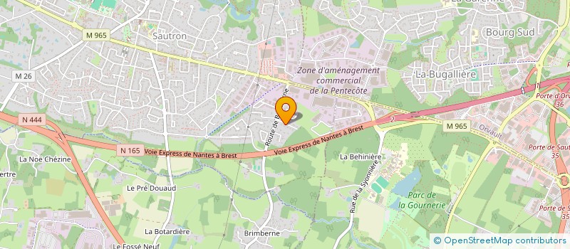 localisation de l'entreprise ENAYAMA  SAUTRON