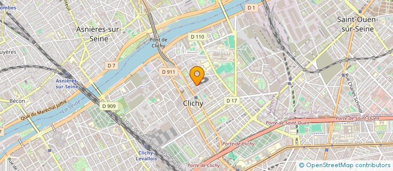 localisation de l'entreprise ENB CONSULTING à CLICHY