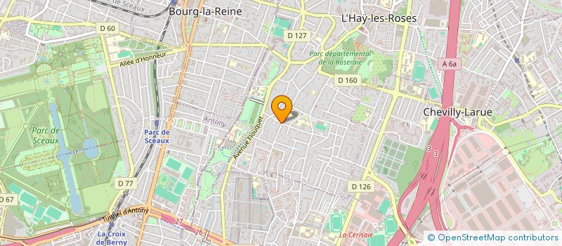 localisation de l'entreprise ENB LAMARTINE  L'HAY-LES-ROSES