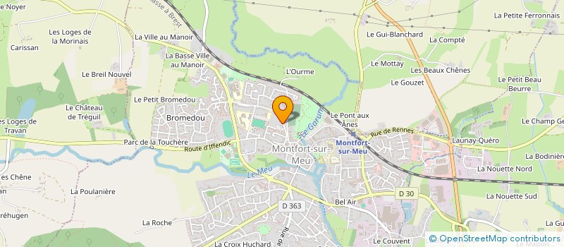 localisation de l'entreprise ENB RENOVATION EXTENSION  MONTFORT-SUR-MEU