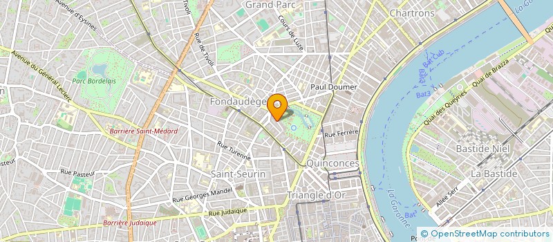 localisation de l'entreprise ENBATA  BORDEAUX