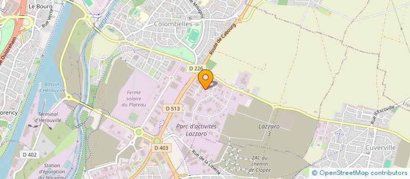 localisation de l'entreprise ENBTP à COLOMBELLES