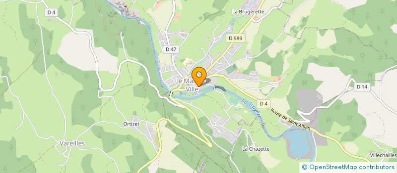 localisation de l'entreprise ENC  LE MALZIEU-VILLE