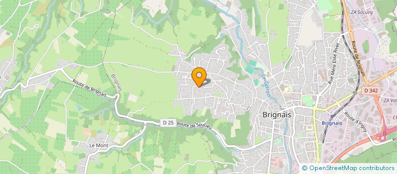 localisation de l'entreprise ENC INVEST  BRIGNAIS