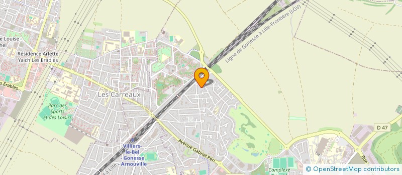 localisation de l'entreprise ENC SERVICES  GONESSE