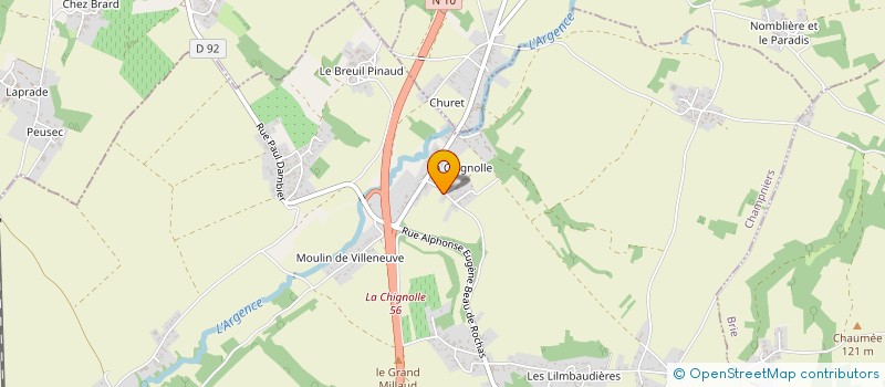 localisation de l'entreprise ENC2 à CHAMPNIERS