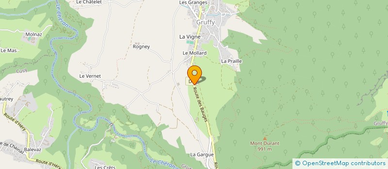 localisation de l'entreprise ENCA  GRUFFY