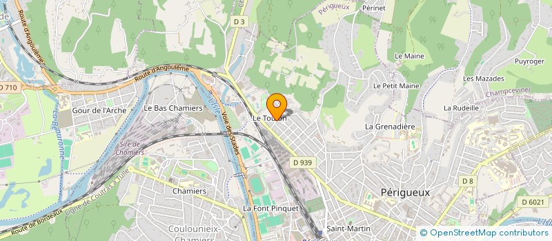 localisation de l'entreprise ENCA à PERIGUEUX