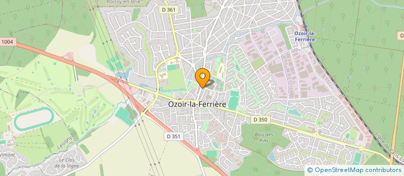 localisation de l'entreprise ENCAB  OZOIR-LA-FERRIERE