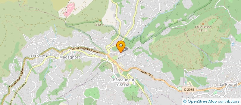 localisation de l'entreprise ENCADRE  CHATEAUNEUF-GRASSE