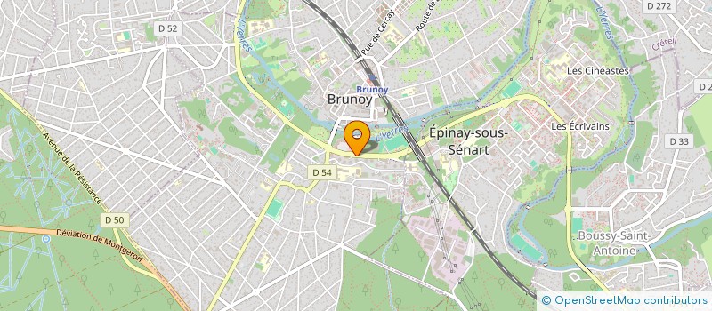 localisation de l'entreprise ENCADREMENT FLAMANT  BRUNOY