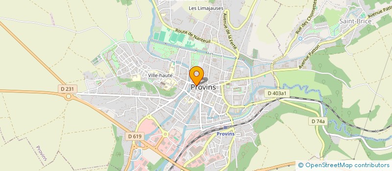 localisation de l'entreprise ENCADREMENT GUEDAMOUR à PROVINS