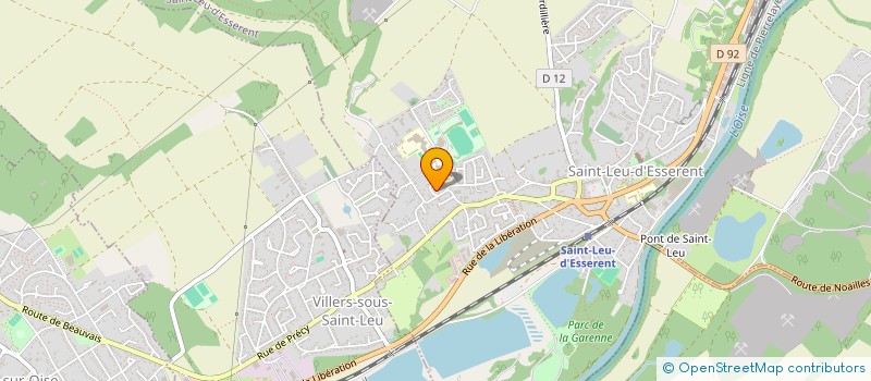 localisation de l'entreprise ENCADREMENT LOISIRS LUPOVICIENS  SAINT-LEU-D'ESSERENT