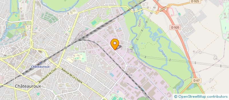 localisation de l'entreprise ENCADREMENT MOTOCYCLISTE SECURITE à CHATEAUROUX
