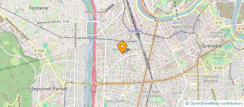 localisation de l'entreprise ENCADREMENT SCOLAIRE JEUNESSE ISEROISE à GRENOBLE