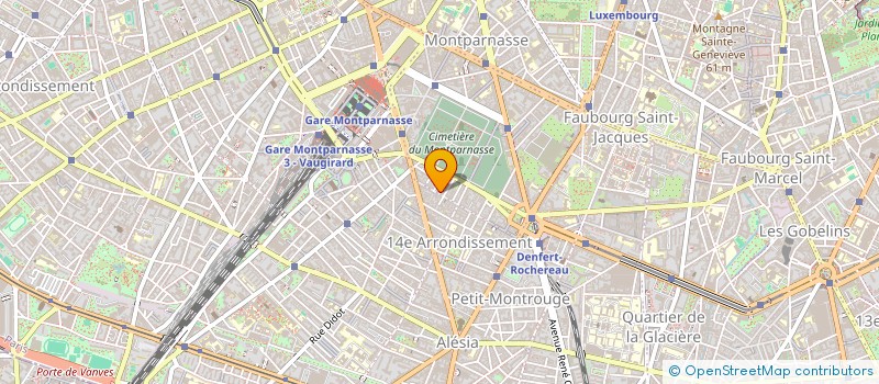 localisation de l'entreprise ENCADREMENT TOMANEK à PARIS