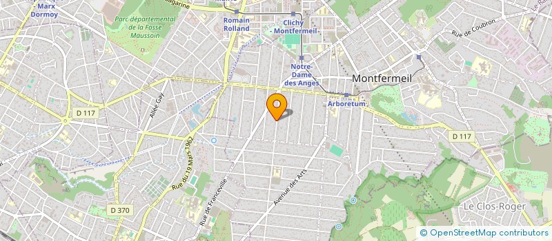 localisation de l'entreprise ENCADRIMMO à MONTFERMEIL