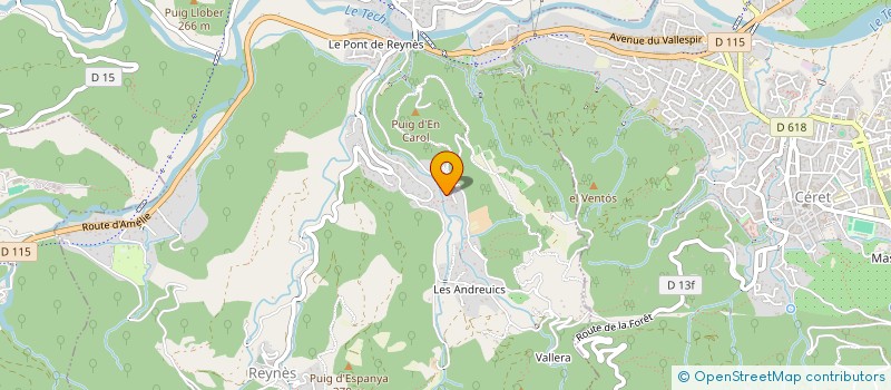 localisation de l'entreprise ENCANTAREM  ELNE