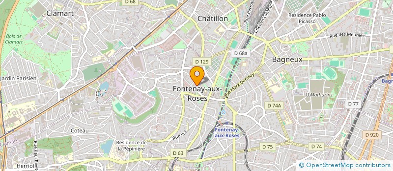 localisation de l'entreprise ENCAR à FONTENAY-AUX-ROSES