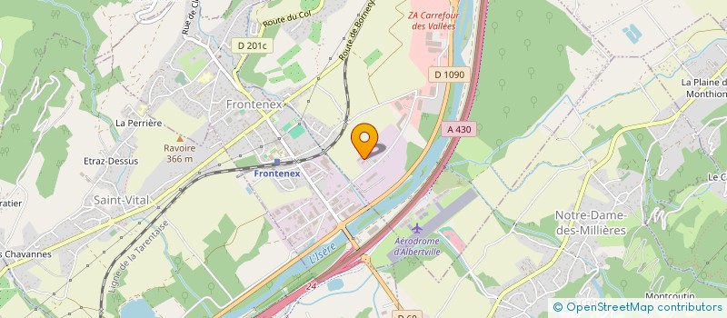 localisation de l'entreprise ENCARNA FORMATION à TOURNON