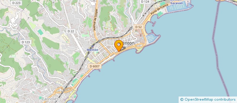 localisation de l'entreprise ENCAS à MENTON