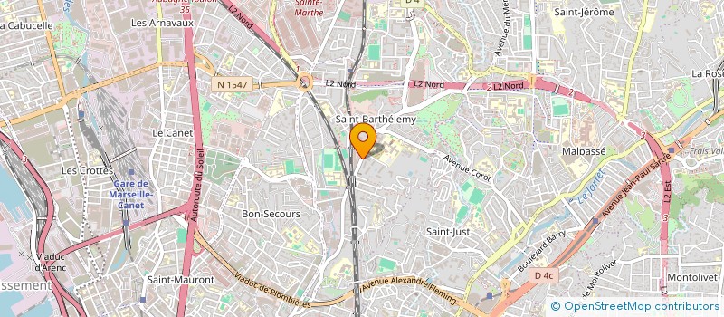 localisation de l'entreprise ENCAS D'ENVIE à MARSEILLE