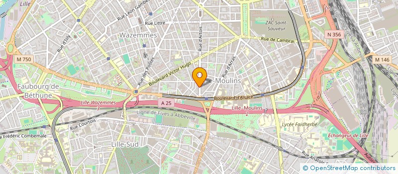 localisation de l'entreprise ENCAS DISTRIB à LILLE