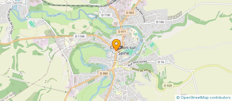 localisation de l'entreprise ENCASA  CHATILLON-SUR-SEINE