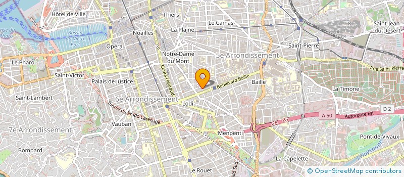localisation de l'entreprise ENCASA à MARSEILLE