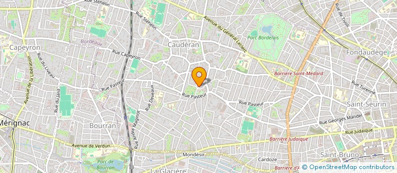 localisation de l'entreprise ENCAUSSE DURAND  BORDEAUX