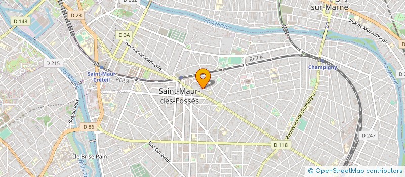 localisation de l'entreprise ENCEFA à SAINT-MAUR-DES-FOSSES