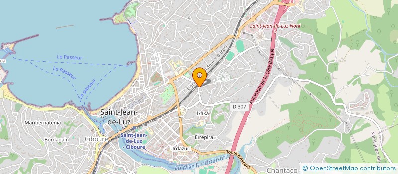 localisation de l'entreprise ENCELADE  SAINT-JEAN-DE-LUZ