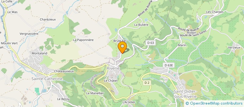 localisation de l'entreprise ENCELADE  SAINTE-CATHERINE