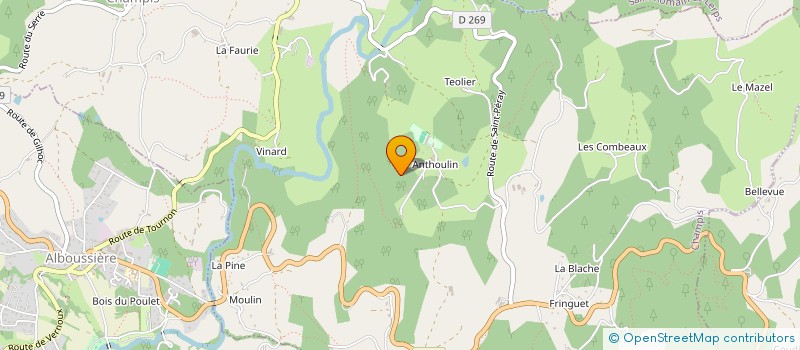 localisation de l'entreprise ENCERELE  CHAMPIS