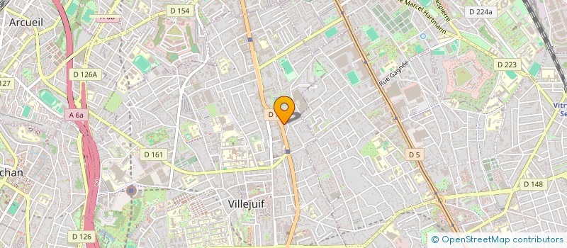 localisation de l'entreprise ENCG INVESTISSEMENT  VILLEJUIF