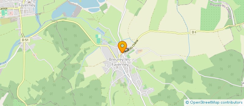 localisation de l'entreprise ENCHANTE NOS VIES OU ENV  BREUREY-LES-FAVERNEY