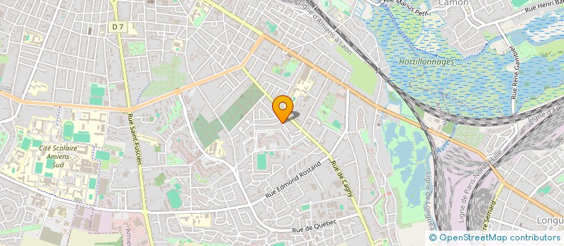 localisation de l'entreprise ENCHANTER LE PRESENT  AMIENS