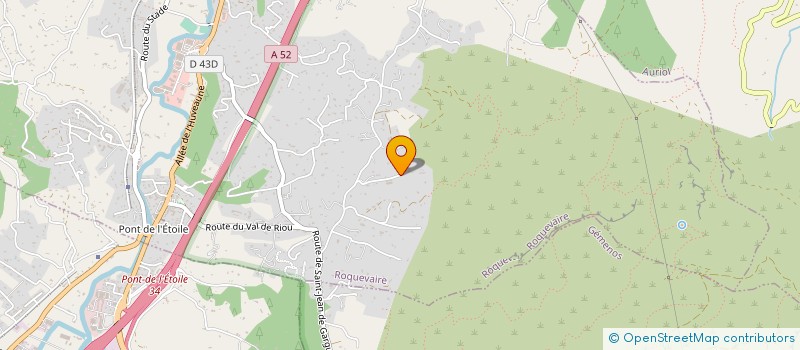 localisation de l'entreprise ENCHANTRESS  ROQUEVAIRE