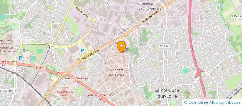 localisation de l'entreprise ENCHERES & CIE à NANTES