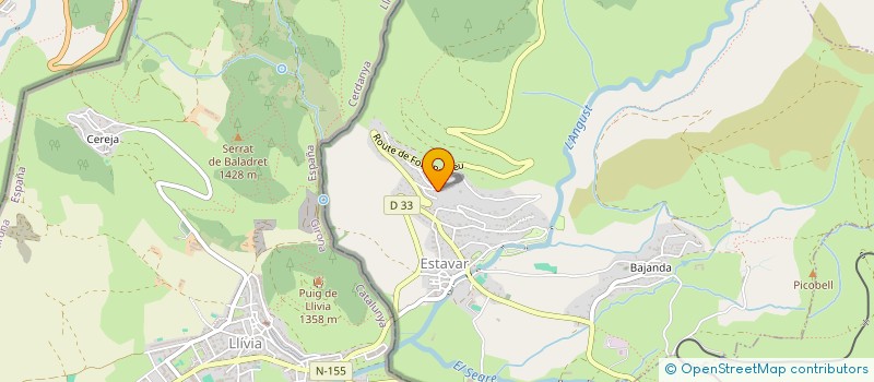 localisation de l'entreprise ENCHERES TV  ESTAVAR