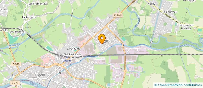 localisation de l'entreprise ENCHIA  DIGOIN