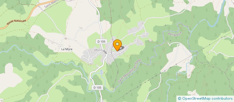 localisation de l'entreprise ENCINNOV à SAINT-MARCELLIN-EN-FOREZ