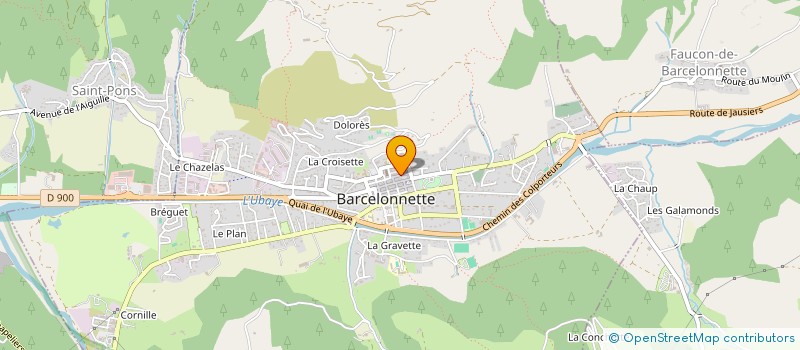 localisation de l'entreprise ENCLA SARL à BARCELONNETTE