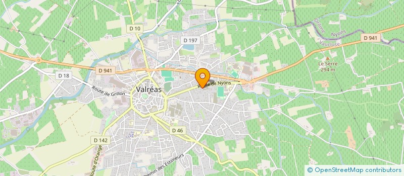 localisation de l'entreprise ENCLAVE POIDS LOURDS à VALREAS